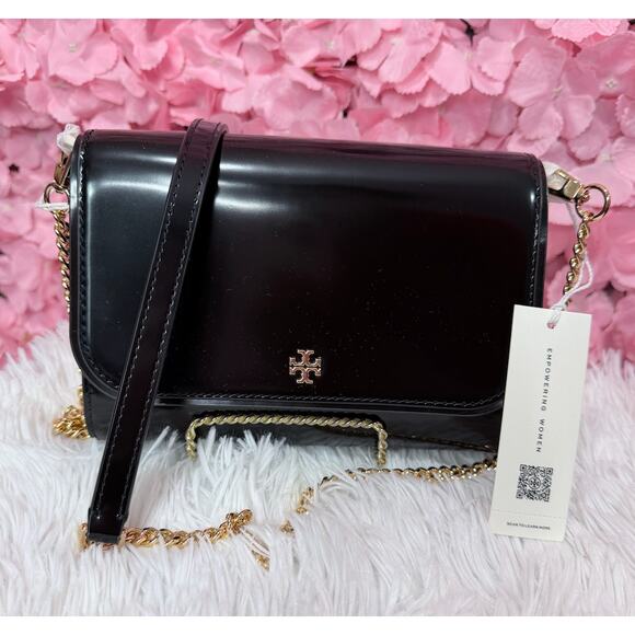 TORY BURCH Emerson Smooth Chain Wallet NWT - Picture 3 of 6